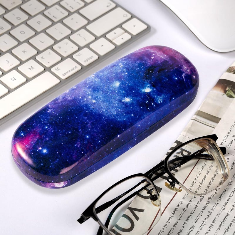 PERFECTSIGHT Store Hard Shell Eyeglasses Case, PU Leather Protective Glasses Case, Cute Eyeglass Case for Women Men Girls - Image 2